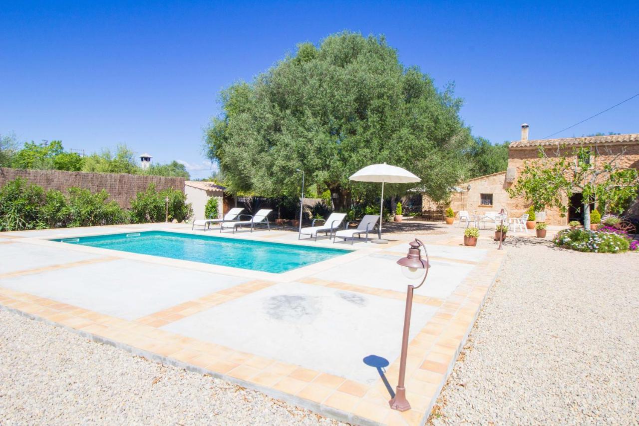 Preciosa Finca Rustica Con A/C Y Piscina Exclusiva Algaida  Exterior photo